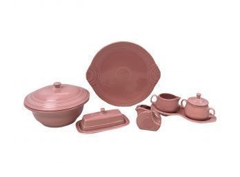 Fiesta Ware Rose Pink 10-Piece Dish Set - #S2-4