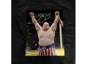 Autographed MMA Fighter Eric 'Butterbean' Esch Photograph - #S12-4