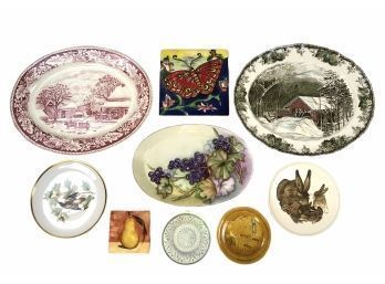 Vintage Ceramics: Currier & Ives, Johnson Bros., Goebel, Hutschenreuther & More - #S2-2