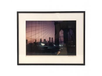 Signed John A. Popper NYC Skyline Photograph - #SW