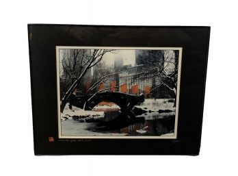 2005 Christo's Gate NYC Framed Photograph, Signed - #SW