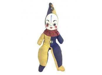 Vintage Halloween Jester Doll With Light-Up Eyes - #S8-2