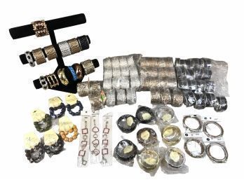 Collection Of Costume Jewelry Bracelets, NOS - #S1-1