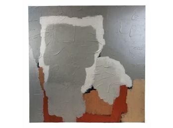 Contemporary Abstract Painting By Listed Artist Sarah Brooke, MIDDLE OF NOWHERE  - #BW