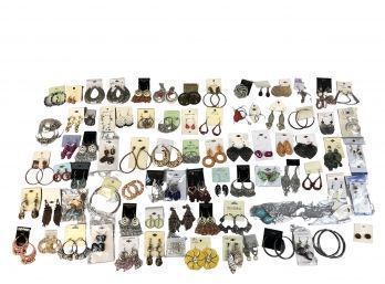 Collection Of Costume Jewelry Earrings, NOS - #S16-4