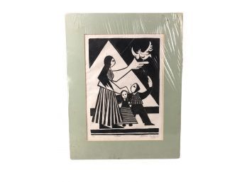 Signed Mexican Woodblock Print, FUTURO, Number 3/10 - #S11-4