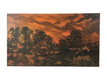 Signed Jospeh Splendora Landscape Oil On Canvas Painting - #SW