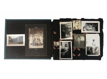 1940s Family Snapshot Album With WWII Military Photos - #S8-4
