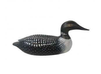 1987 Signed Jim Cahall Loon Decoy - #S10-2