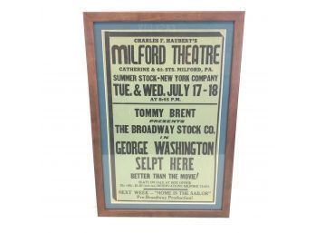 Milford PA Framed Movie Poster