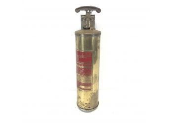 Vintage Randolph Fire Extinguisher With Mounting Bracket