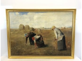 Francois Millet The Gleaners Oil Painting  - Copy Of The Original