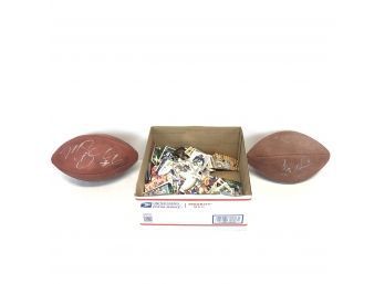Autographed NFL Footballs & Football Trading Cards