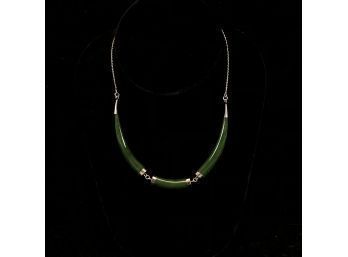 Jade & Silver Necklace