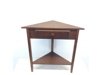Triangle Corner End Table
