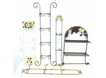 Decorative Metal Wire Stands, Shelves