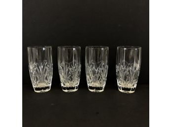 Marquis By Waterford Crystal Signed Brookside Highball Glasses - Set Of 4