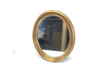 MCM Gilded 19 Inch Oval Wall Mirror