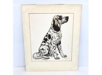 Richard Thompson Pencil Signed & Numbered Dog Print