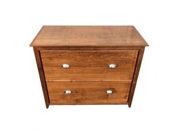 Arthur W. Brown Unfinished Furniture File Cabinet / Deep 2-Drawer Dresser
