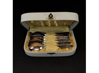Silver Plate WMF Spoons With Case