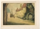 William Thomas Smedley Print & European Village Lithographic Print - #S11-5