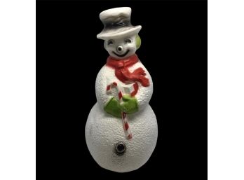 Vintage Union Products Snowman Blow Mold