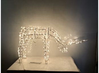 Indoor/Outdoor Lighted Reindeer Yard Decoration - Works
