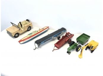 Vintage Tin & Pressed Steel Toys - Ertl, Joal, Buddy L, McCormick-Deering, J. Chein & Co.