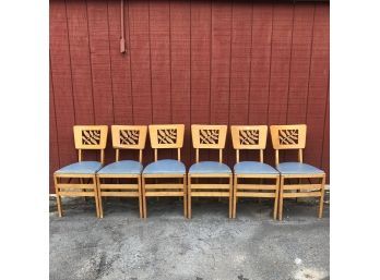 Vintage Stakmore Folding Chairs - Set Of 6