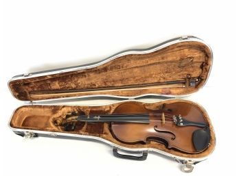 Strad 4/4 Violin With German Aubert Bridge, Hardcase