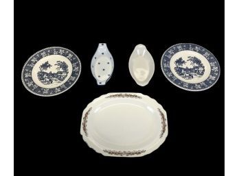 Mixed Lot Of Plates, Dishes