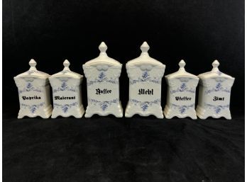 German 6-Piece Canister Set
