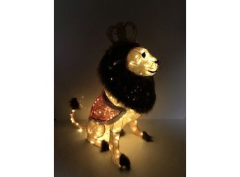 Home Accents 5 Ft LED Holiday Lion - Indoor/Outdoor Yard Decor