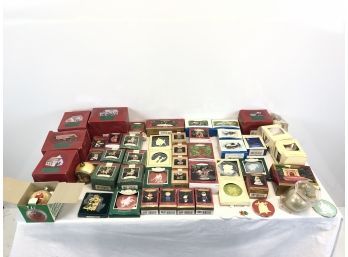 Huge Lot Christmas Ornaments In Original Boxes