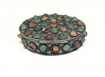 Jeweled Trinket Jewelry Box