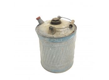 Vintage Galvanized Steel Oil Can