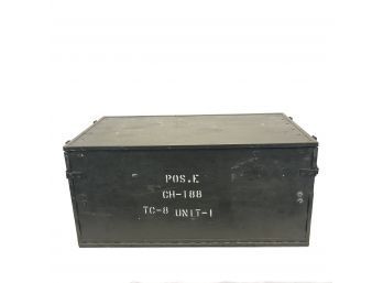 Vintage U.S. Military Signal Corps Wood Chest