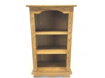 Small Solid Oak Bookshelf