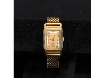 Vintage Hamilton 14K Gold Filled & 12K Gold Wristwatch