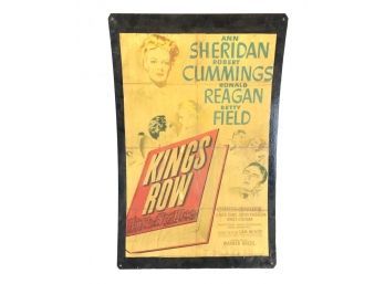 Vintage Kings Row Movie Advertising Lithograph - Ronald Reagan,