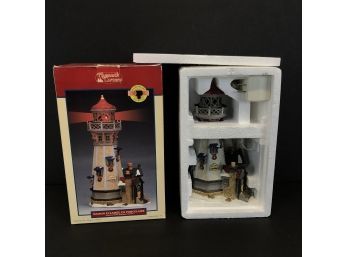 2002 Lemax Village Collection Stony Point Lighthouse
