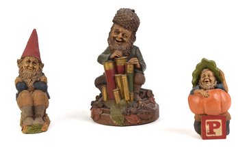 Tom Clark Gnome Figurines Skeeter Justin & Cairn
