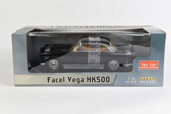 Facel Vega HK 500 1:18 Scale Die-cast Model Car By SunStar Sealed In Box