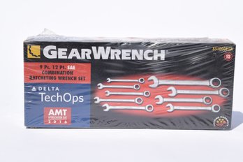 GearWrench 9pc 12 Pt Ratcheting Wrench Set