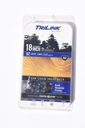 TriLink Saw Chain 18' Low Kickback .050' Ga.  2 Chains Total