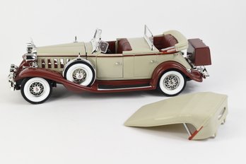 1932 Cadillac Phaelon V16 1:18 Scale Die-cast Model Classic W/ Convertible Top Car By Anson
