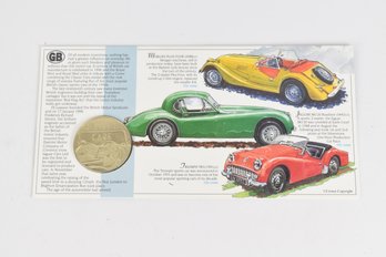 Royal Mint Classic Car Coin 28.28g Nickle Brass