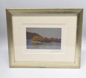 Scenic Landscape Framed Print With Easel Back