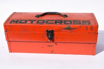 Motocross Toolbox With Assortment Of Tools